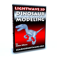 Lightwave 3D-Dinosaur Modeling